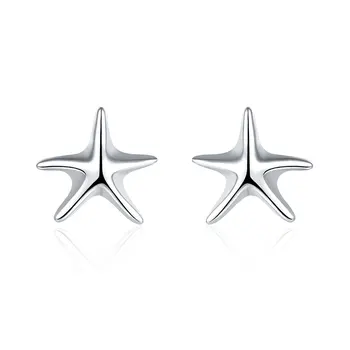 2017 New Arrival Beautiful Starfish Earrings Fashion Jewelry For Women Wedding Silver Color Cute Stud Earring Friends Xmas Gift
2017 New Arrival Beautiful Starfish Earrings Fashion Jewelry For Women Wedding Silver Color Cute Stud Earring Friends Xmas Gift