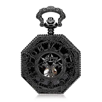 United Kingdom Bat Hexagon Skeleton Watches Steampunk Pocket Watch Antique Watch Black Half Hunter Mechanical Pocket Watch
United Kingdom Bat Hexagon Skeleton Watches Steampunk Pocket Watch Antique Watch Black Half Hunter Mechanical Pocket Watch