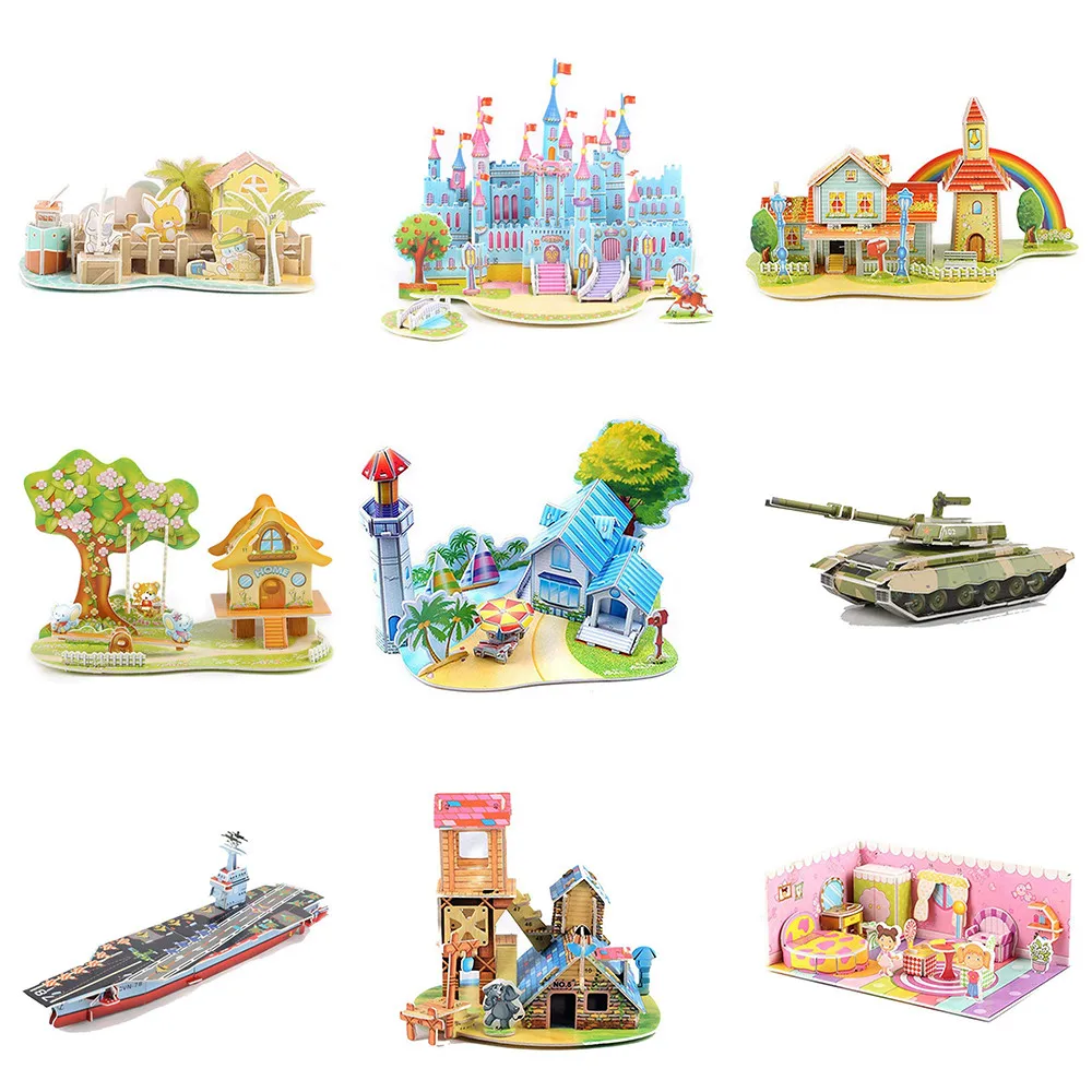 Kids Toys Jigsaw 3D Wooden Puzzle Castle warship model puzzle funny toy puzzle for children Learning Education Magic Cubes
Kids Toys Jigsaw 3D Wooden Puzzle Castle warship model puzzle funny toy puzzle for children Learning Education Magic Cubes