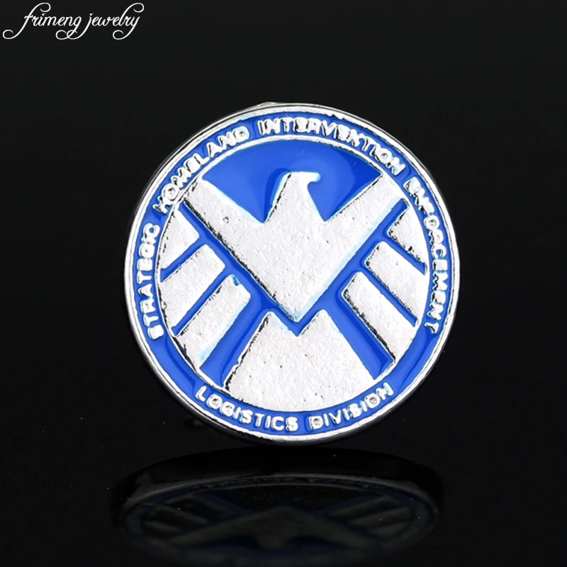 Agents of Stereo Metal Brooch Badge Super Hero The Avengers Pin Blue Enamel Round Brooches for Men Jewelry
Agents of Stereo Metal Brooch Badge Super Hero The Avengers Pin Blue Enamel Round Brooches for Men Jewelry