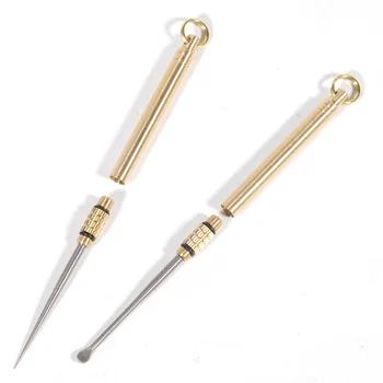 Hot Titanium Tactics Toothpick Earpicker Brass Socket Tube Waterproof Outdoor EDC Self-defense Multifunction Tool
Hot Titanium Tactics Toothpick Earpicker Brass Socket Tube Waterproof Outdoor EDC Self-defense Multifunction Tool