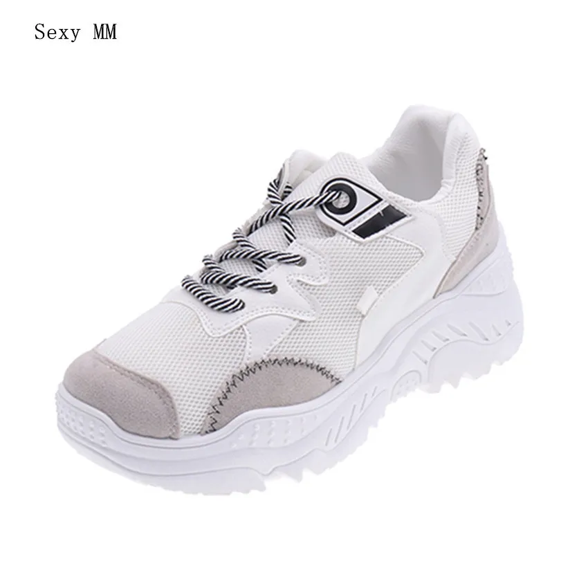 Platform Mesh Flats Women Trainers Breathable Lace-Up Shoes Woman Casual Skate Walking Flat Shoes Zapatillas Mujer
Platform Mesh Flats Women Trainers Breathable Lace-Up Shoes Woman Casual Skate Walking Flat Shoes Zapatillas Mujer