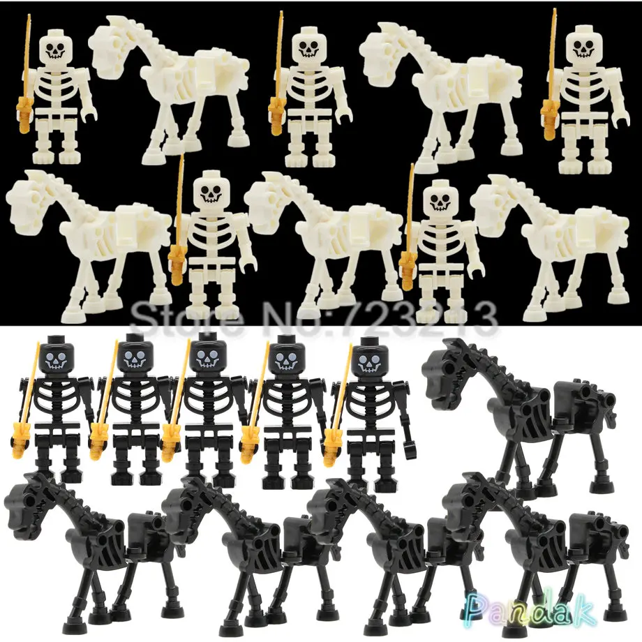 2019 New 20pcs/lot Skeleton Knight Horse Army Figure Set Skull Castle Knights Model Building Blocks Brick Toys for Children
2019 New 20pcs/lot Skeleton Knight Horse Army Figure Set Skull Castle Knights Model Building Blocks Brick Toys for Children