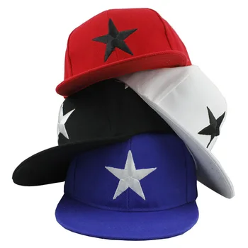 Boys Girls Hip Hop Caps Children Adjustable Hats Child Sun Protection Fashion five-pointed Star Embroidery Hat 
Boys Girls Hip Hop Caps Children Adjustable Hats Child Sun Protection Fashion five-pointed Star Embroidery Hat
