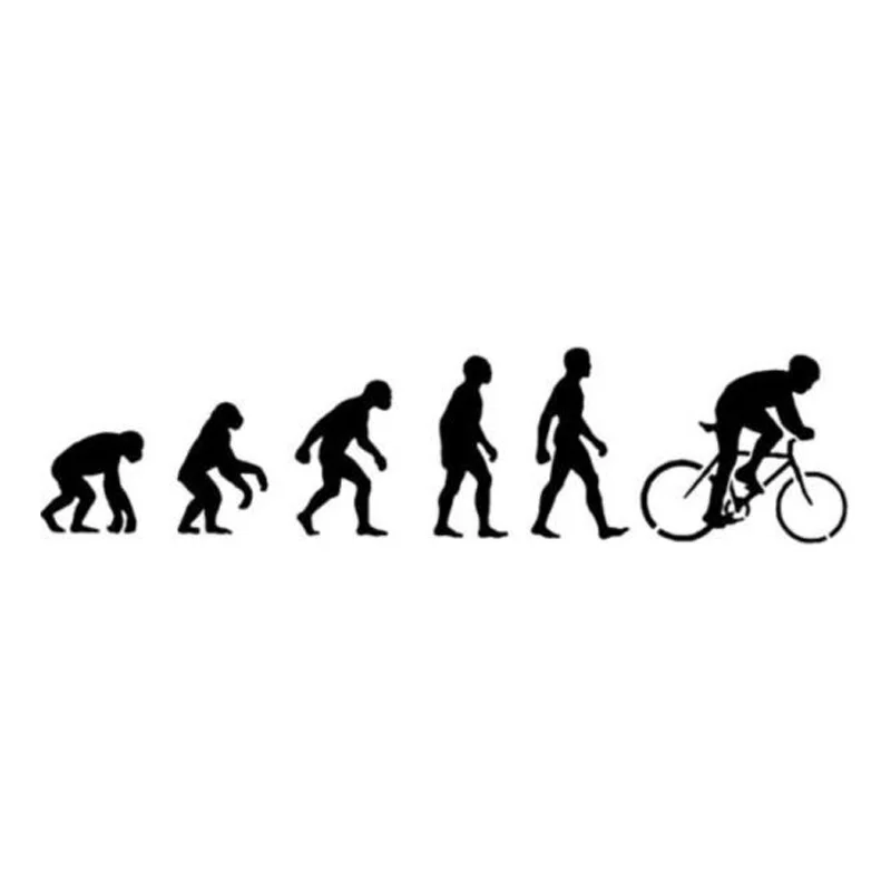 19.3*4.6CM Personality Human Evolution Cycling Car Stickers Waterproof reflective Vinyl Decals Black/Silver C7-0268
19.3*4.6CM Personality Human Evolution Cycling Car Stickers Waterproof reflective Vinyl Decals Black/Silver C7-0268