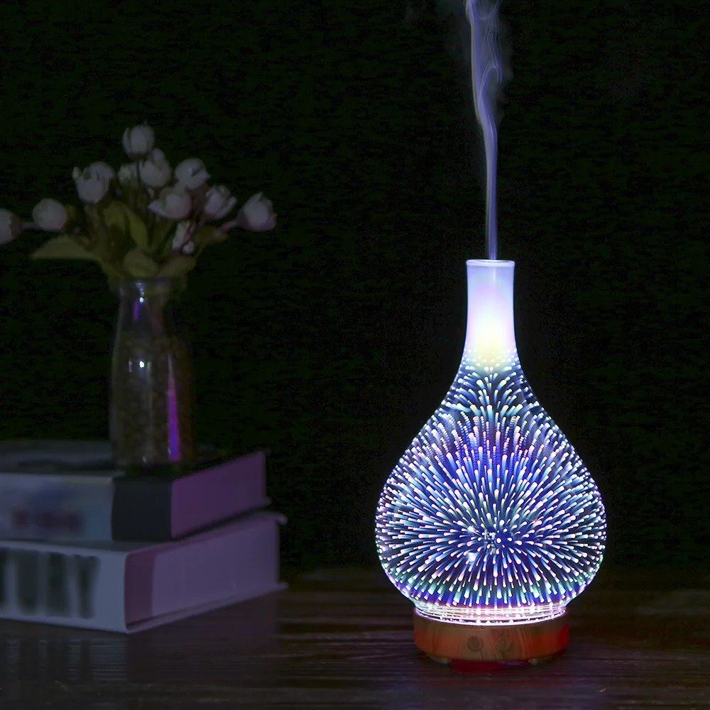 3D Fireworks LED Night Light Air Humidifier Aroma Essential Oil Diffuser Mist Maker Ultrasonic Humidifier Gift humidificador
3D Fireworks LED Night Light Air Humidifier Aroma Essential Oil Diffuser Mist Maker Ultrasonic Humidifier Gift humidificador