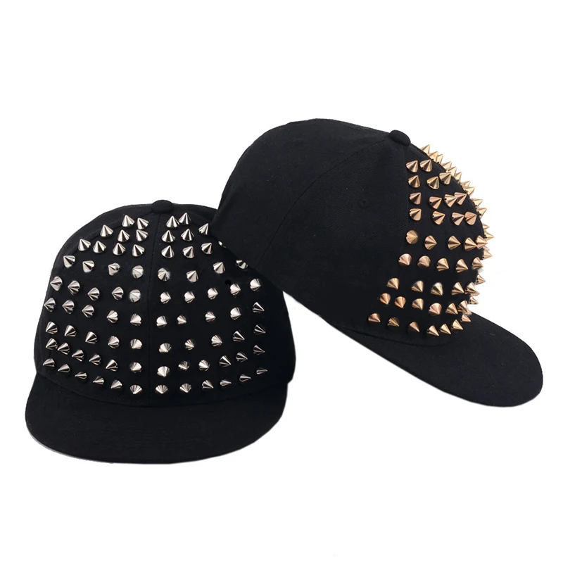 Punk Hip Hop cap Silver Gold Rivet Spiky Rock Baseball Cap Stud Spike Snapback hats for men women,chapeu bone masculino
Punk Hip Hop cap Silver Gold Rivet Spiky Rock Baseball Cap Stud Spike Snapback hats for men women,chapeu bone masculino