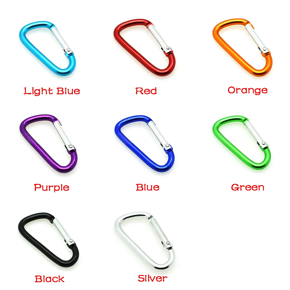 8pcs/pack 48mm Length Carabiner Snap Hook Aluminum Keychain For Paracord Outdoor Activities Hiking Camping
8pcs/pack 48mm Length Carabiner Snap Hook Aluminum Keychain For Paracord Outdoor Activities Hiking Camping