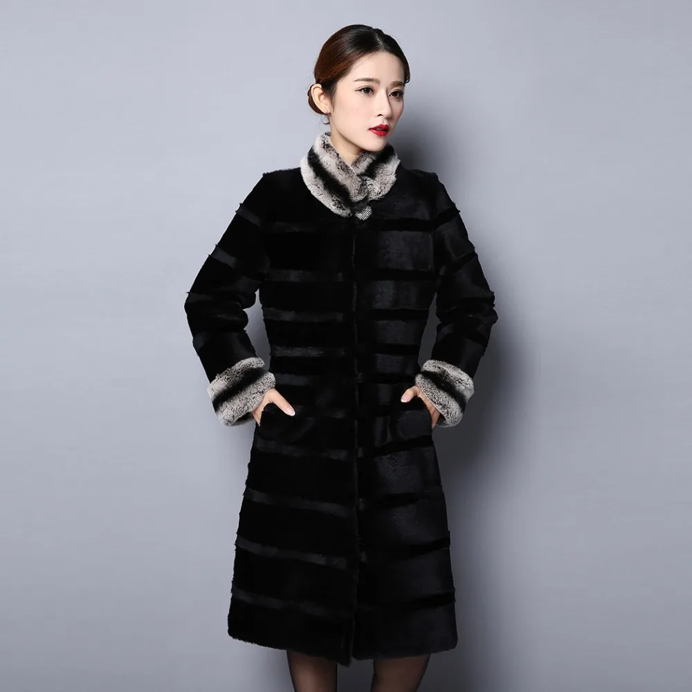 Fur Story 151241 New Women's Natural Rabbit Fur Overcoat Full Pelt Real Fur Coat Luxury Warm Long Jacket
Fur Story 151241 New Women's Natural Rabbit Fur Overcoat Full Pelt Real Fur Coat Luxury Warm Long Jacket