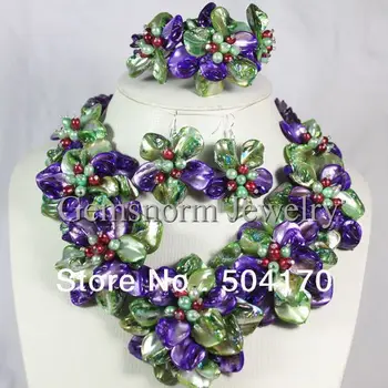 Amazing!2017 Handmade Multicolor Shell Pearl Flower Jewelry Set Fancy Bridal Jewelry Set New Hooks SP098
Amazing!2017 Handmade Multicolor Shell Pearl Flower Jewelry Set Fancy Bridal Jewelry Set New Hooks SP098