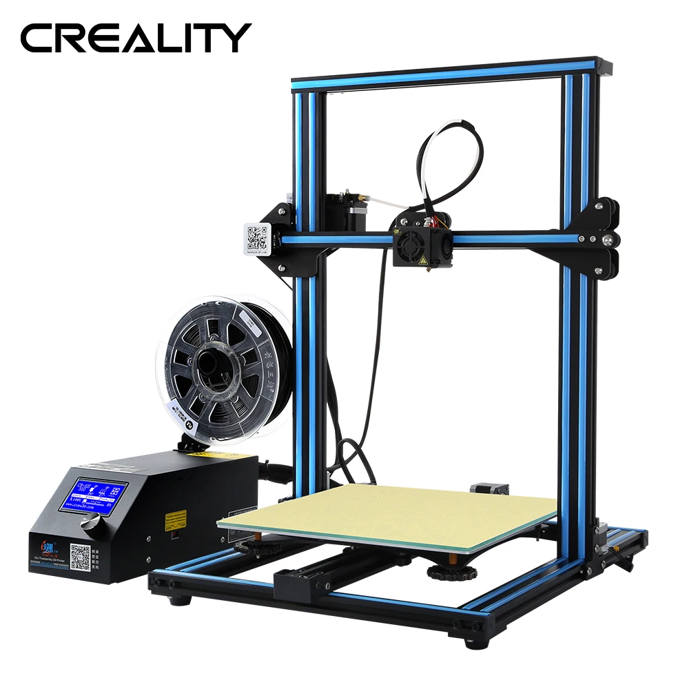 

Creality 3D CR-10S Printer Aluminium Extrusion 3D Printer kit Large Print Size 300*300*300MM With Filament Detection
