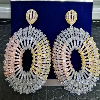 GODKI New Luxury Fireworks Nigerian Long Dangle Earrings For Women Wedding Zircon Crystal CZ Dubai Gold Bridal Earring 2019
GODKI New Luxury Fireworks Nigerian Long Dangle Earrings For Women Wedding Zircon Crystal CZ Dubai Gold Bridal Earring 2019