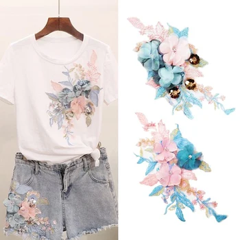 1Pc Colorful 3D Flower Embroidery Patches Bridal Lace Sewing Fabric Applique Beaded Tulle DIY Wedding Dress
1Pc Colorful 3D Flower Embroidery Patches Bridal Lace Sewing Fabric Applique Beaded Tulle DIY Wedding Dress
