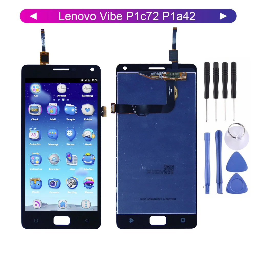 For Lenovo Vibe P1c72 P1a42 p1c58 P1 5.5 Inch LCD Display Touch Screen Digitizer Sensor Assembly with Free Tools
For Lenovo Vibe P1c72 P1a42 p1c58 P1 5.5 Inch LCD Display Touch Screen Digitizer Sensor Assembly with Free Tools