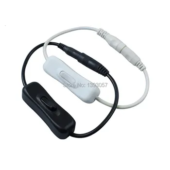 1pc 5.5*2.1mm DC Power Plug Connector Switch on/off Black White LED Strip Wire Switch Cable For SMD 5050 3528 Single Color Strip
1pc 5.5*2.1mm DC Power Plug Connector Switch on/off Black White LED Strip Wire Switch Cable For SMD 5050 3528 Single Color Strip