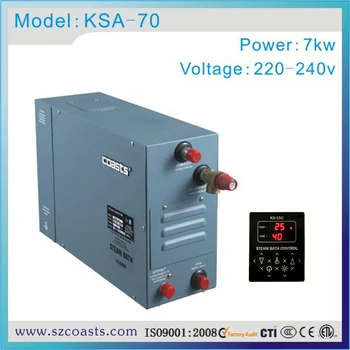 Steam Shower Generator 7KW Sauna Bath Steamer Home SPA CE Certificate For Commerical Use
Steam Shower Generator 7KW Sauna Bath Steamer Home SPA CE Certificate For Commerical Use