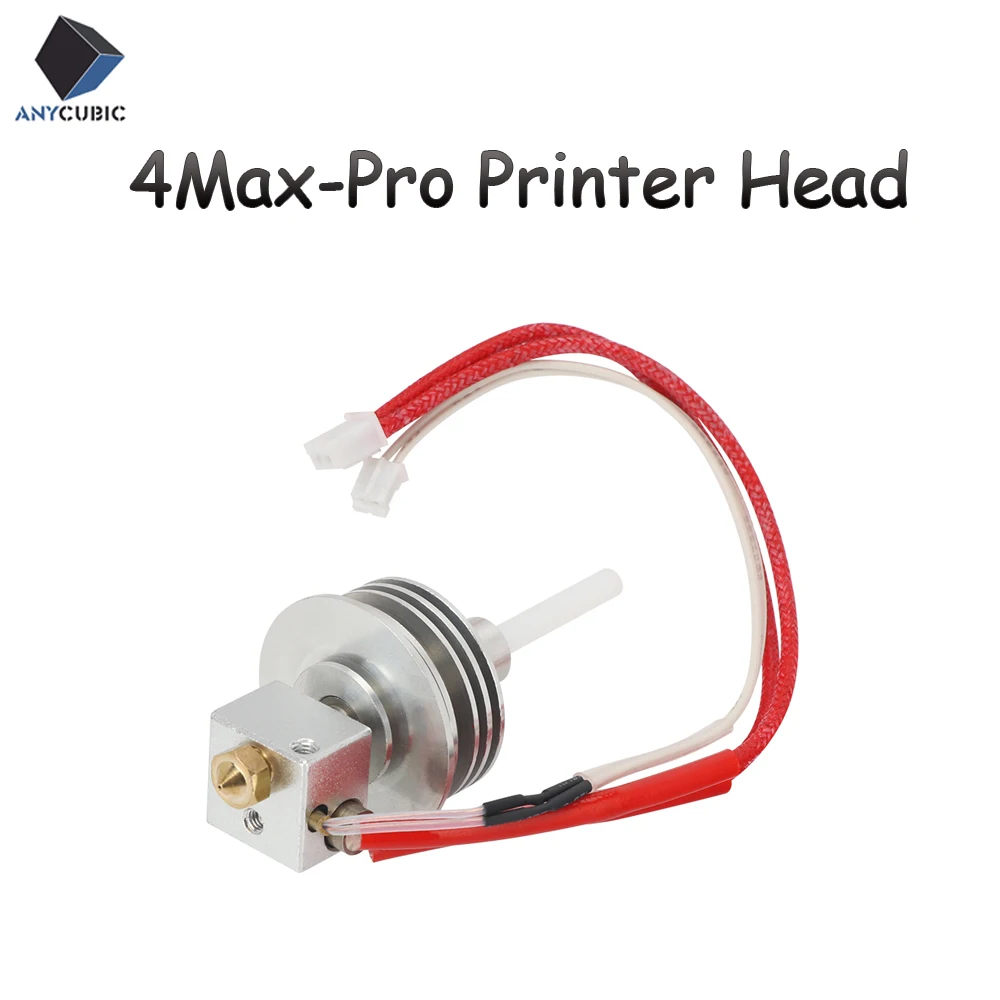 ANYCUBIC 4max pro 3D printer hot end print head kit with nozzle 0.4mm support 1.75mm filament
ANYCUBIC 4max pro 3D printer hot end print head kit with nozzle 0.4mm support 1.75mm filament