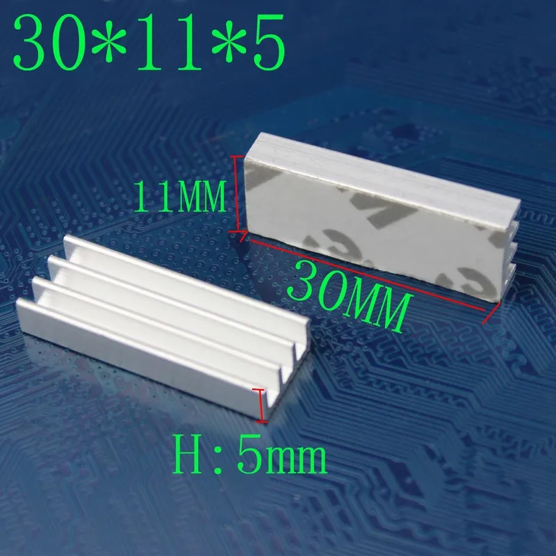 100 шт./лот 30x11x5 мм кулер процессор DIY CPU IC экструдированный радиатор светодиодный радиатор
100 шт./лот 30x11x5 мм кулер процессор DIY CPU IC экструдированный радиатор светодиодный радиатор