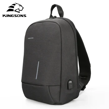 Kingsons Anti-theft USB Charging Chest Bag 13.3 inch Travel Single Shoulder Bags Messenger Laptop Bag for Macbook 13 men student
Kingsons Anti-theft USB Charging Chest Bag 13.3 inch Travel Single Shoulder Bags Messenger Laptop Bag for Macbook 13 men student