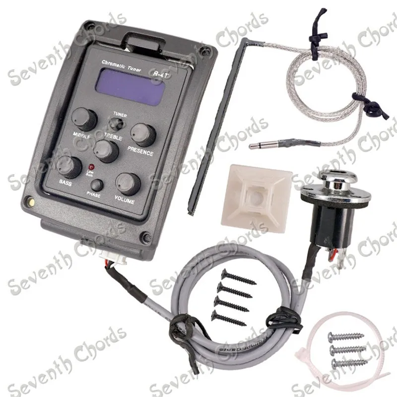 4-Band EQ Equalizer Acoustic Guitar Preamp Piezo Pickup With LCD Tuner guitar accessories
4-Band EQ Equalizer Acoustic Guitar Preamp Piezo Pickup With LCD Tuner guitar accessories