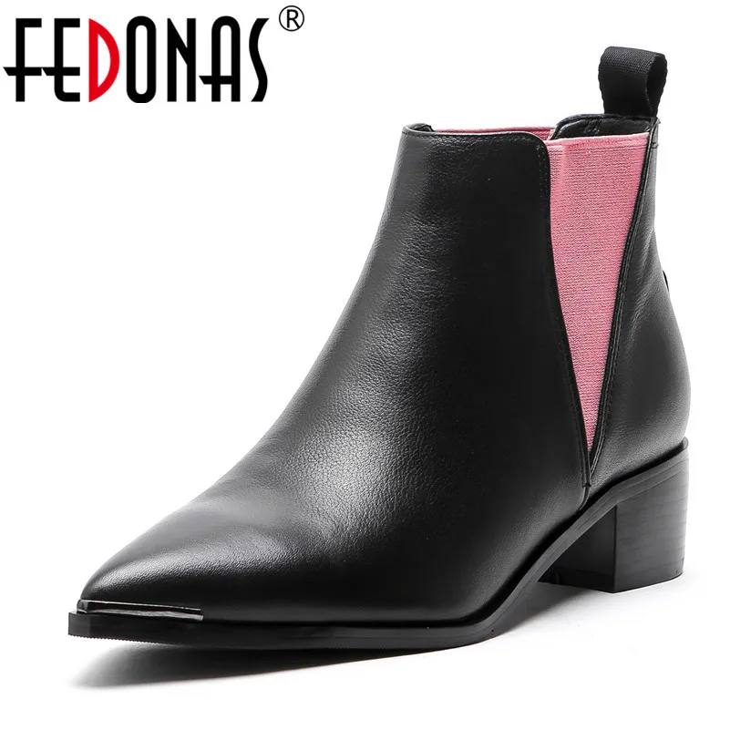 FEDONAS 1Fashion Women Ankle Boots Autumn Winter Warm Genuine Leather High Heels Shoes Woman Pointed Toe Sexy Party Prom Pumps
FEDONAS 1Fashion Women Ankle Boots Autumn Winter Warm Genuine Leather High Heels Shoes Woman Pointed Toe Sexy Party Prom Pumps
