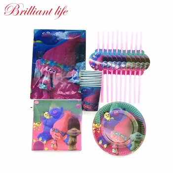 51Pcs/Lot Trolls Theme Baby Shower Cup Plate Straw Wedding Napkin Tablecloth Boy Girl Birthday Party Cartoon Tableware Supply
51Pcs/Lot Trolls Theme Baby Shower Cup Plate Straw Wedding Napkin Tablecloth Boy Girl Birthday Party Cartoon Tableware Supply