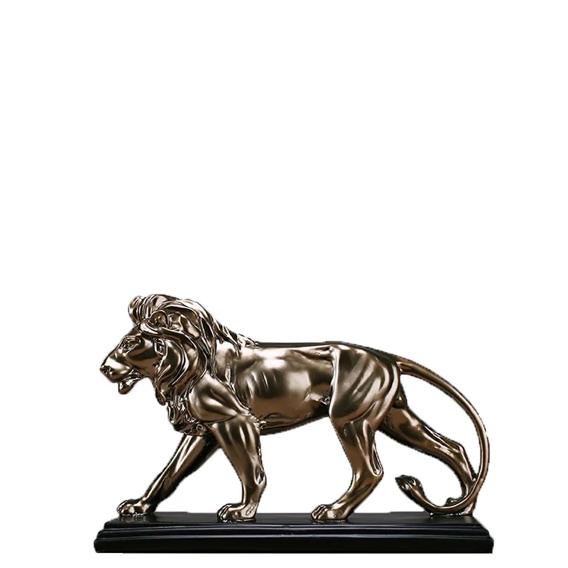 African Ferocious Lion Sculpture Statue Silver Domineering Animal Lion Home Furnishings Decoration R334
African Ferocious Lion Sculpture Statue Silver Domineering Animal Lion Home Furnishings Decoration R334