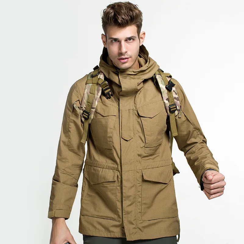 New Waterproof Army Field Tactical Jacket Men Rip-stop Camouflage Military Jackets Spring Autumn Multi-Pockets Windbreaker Coat
New Waterproof Army Field Tactical Jacket Men Rip-stop Camouflage Military Jackets Spring Autumn Multi-Pockets Windbreaker Coat