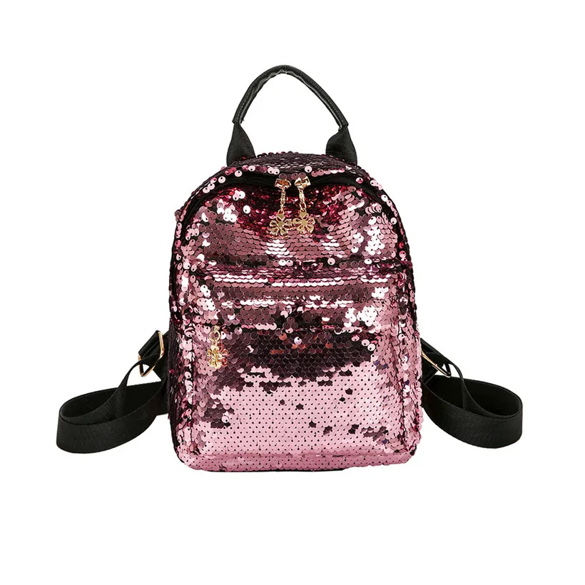 High Quality Fashion Women's Shinning Glitter Bling Backpack Sequins PU Leather Mini Backpack Preppy Travel School Bag
High Quality Fashion Women's Shinning Glitter Bling Backpack Sequins PU Leather Mini Backpack Preppy Travel School Bag