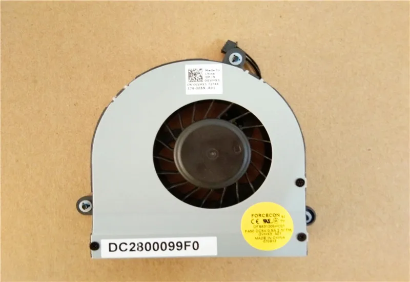 Original New Emay laptop fan for DELL FOR Alienware 17 M17X R3 R4 CPU Cooling fans GVHX3 0GVHX3 CN-0GVHX3 100% Test ok
Original New Emay laptop fan for DELL FOR Alienware 17 M17X R3 R4 CPU Cooling fans GVHX3 0GVHX3 CN-0GVHX3 100% Test ok