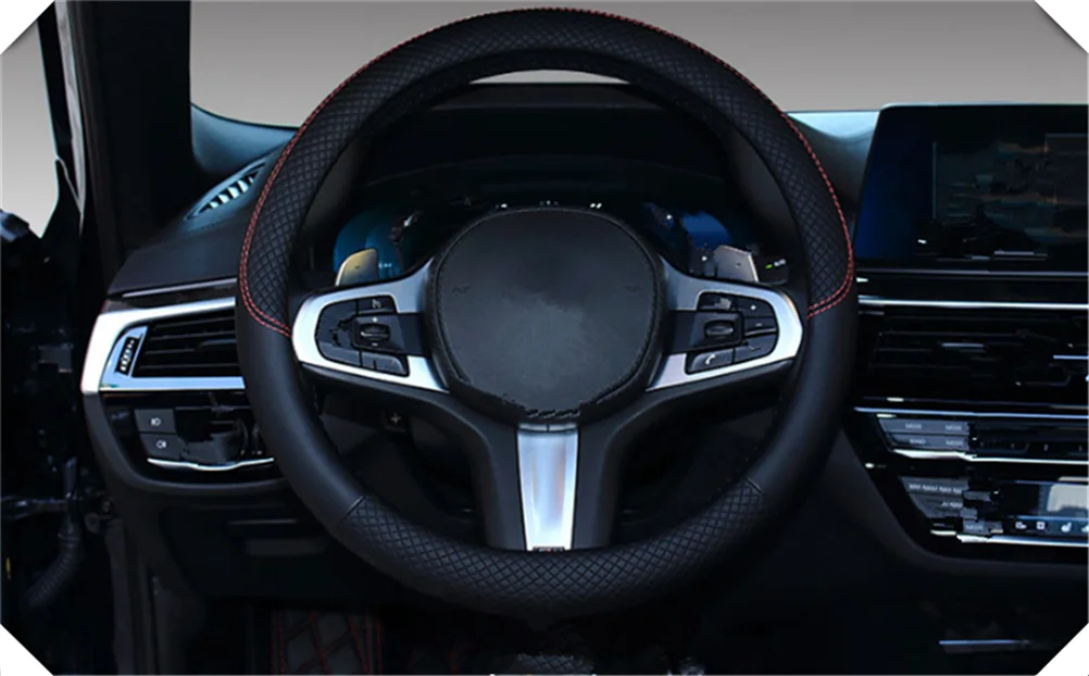Advanced car steering wheel cover PU leather M code car accessories 38cm for Renault Megane Kadjar EZ-GO Captur Arkana Zoe
Advanced car steering wheel cover PU leather M code car accessories 38cm for Renault Megane Kadjar EZ-GO Captur Arkana Zoe
