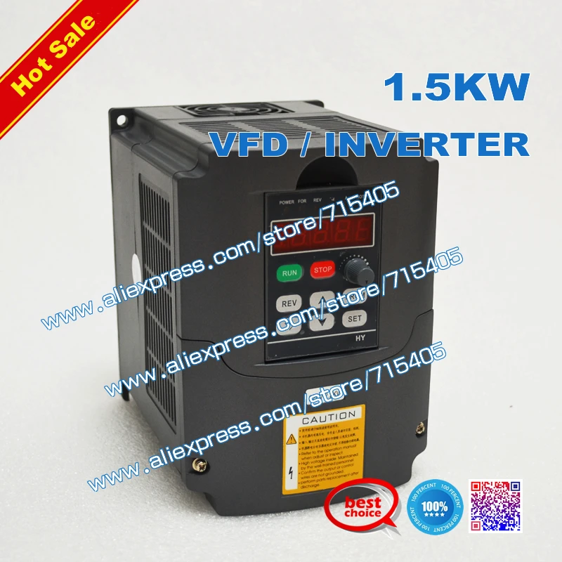 Free shipping Some areas Variable Frequency Drive VFD Inverter 1.5KW 220V 7A for 1.5KW spindle
Free shipping Some areas Variable Frequency Drive VFD Inverter 1.5KW 220V 7A for 1.5KW spindle