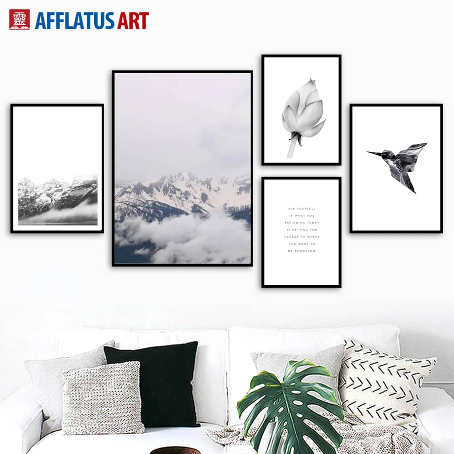 Mountain Bird Lotus Quote Wall Art Canvas Painting Black White Nordic Posters And Prints Wall Pictures For Living Room Decor
Mountain Bird Lotus Quote Wall Art Canvas Painting Black White Nordic Posters And Prints Wall Pictures For Living Room Decor