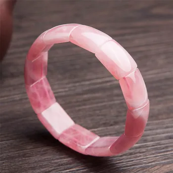 Precious Natural Rose Pink Quartz Crystal Rectangle Bead Stretch Natural Stone Fashion Woman Bangle Bracelets
Precious Natural Rose Pink Quartz Crystal Rectangle Bead Stretch Natural Stone Fashion Woman Bangle Bracelets
