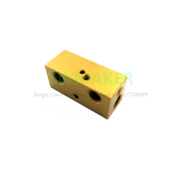 gold aluminum Heater Block, 2 in 1 out Multi Color Part for Kraken single head, all metal upgraded version 3D printer parts
gold aluminum Heater Block, 2 in 1 out Multi Color Part for Kraken single head, all metal upgraded version 3D printer parts