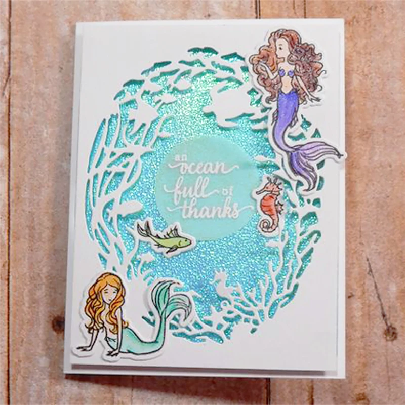 YaMinSanNiO Mermaid Princess Metal Dies Cutting Dies Scrapbooking Embossing Folder for Photo Album Paper Card Decor New Dies
YaMinSanNiO Mermaid Princess Metal Dies Cutting Dies Scrapbooking Embossing Folder for Photo Album Paper Card Decor New Dies