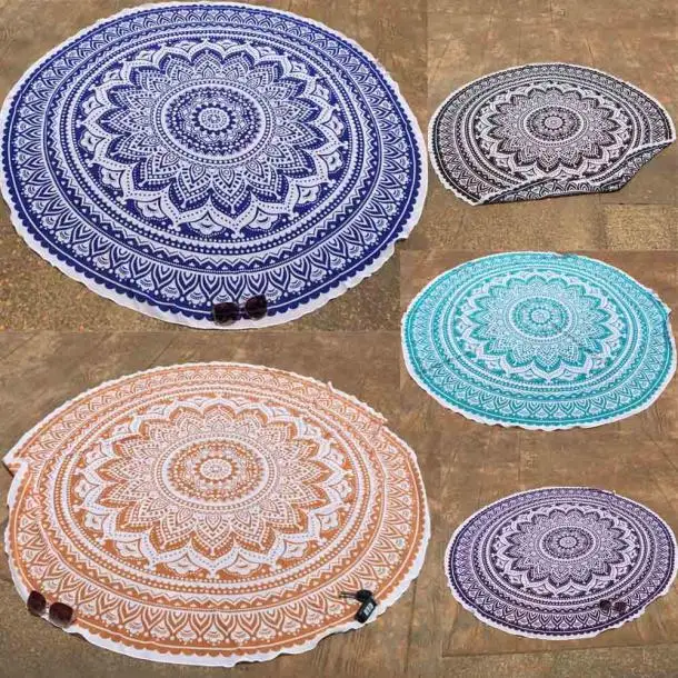 KANCOOLD Summer Sunbathe Beach Towel Round Hippie Throw Roundie Tapestry Bohemian Polyester Mat
KANCOOLD Summer Sunbathe Beach Towel Round Hippie Throw Roundie Tapestry Bohemian Polyester Mat