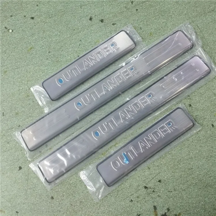 4PCS Stainless Steel Side Door Sill Threshold Scuff Plate For Mitsubishi Outlander 2013-2018 
4PCS Stainless Steel Side Door Sill Threshold Scuff Plate For Mitsubishi Outlander 2013-2018