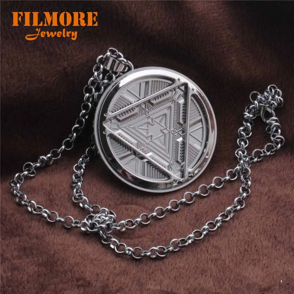 Iron Man Necklace Marvel Hero Tony Stark Arc Reactor Stainless Steel Pendant Necklaces Cabochon Charms Keychains Jewelry for Men
Iron Man Necklace Marvel Hero Tony Stark Arc Reactor Stainless Steel Pendant Necklaces Cabochon Charms Keychains Jewelry for Men