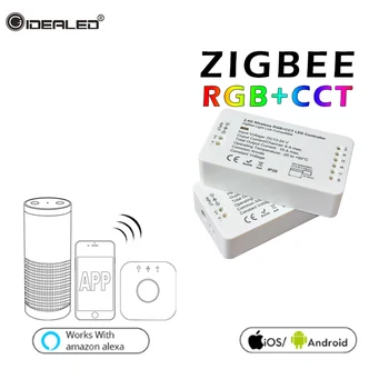 Zigbee hub Led Controller LED RGBW/RGBCCT/WWCW/Dimmer Timer work with Alexa Echo Plus SmartThings App/Voice/Remote Control
Zigbee hub Led Controller LED RGBW/RGBCCT/WWCW/Dimmer Timer work with Alexa Echo Plus SmartThings App/Voice/Remote Control