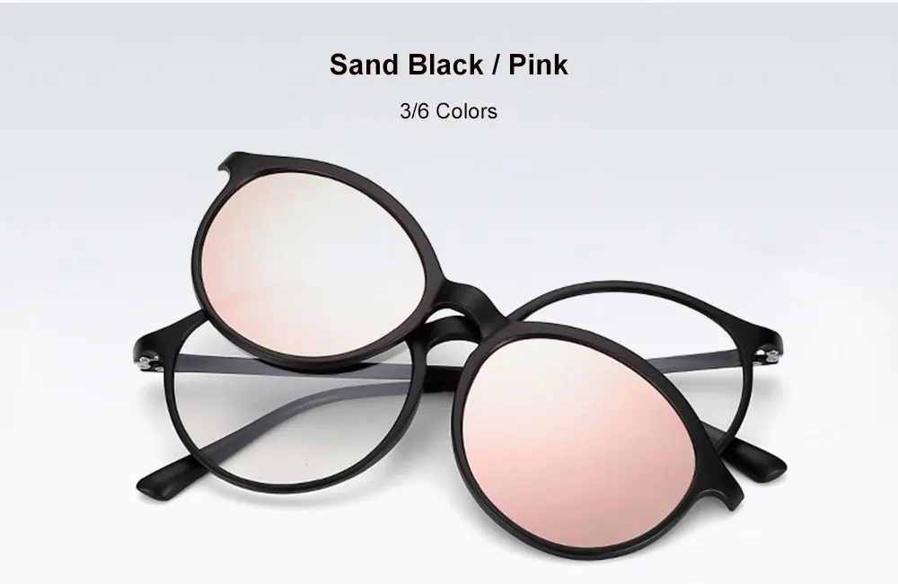 VEGA Polarized Magnetic Clip On Sunglasses Fit Over Sunglasses Prescription glasses 2 In 1 Magnetic Glasses Men Women VG213  (10)