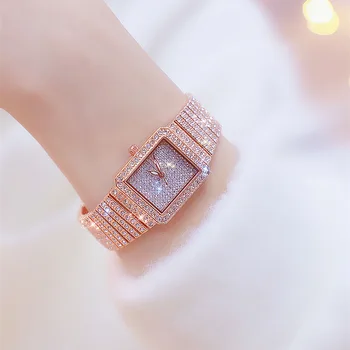 Gypsophila Series Fashion Ladies Watches Full Diamond Square Watch Rose Gold Waterproof Rhinestone Wristwatch Gifts For Women
Gypsophila Series Fashion Ladies Watches Full Diamond Square Watch Rose Gold Waterproof Rhinestone Wristwatch Gifts For Women