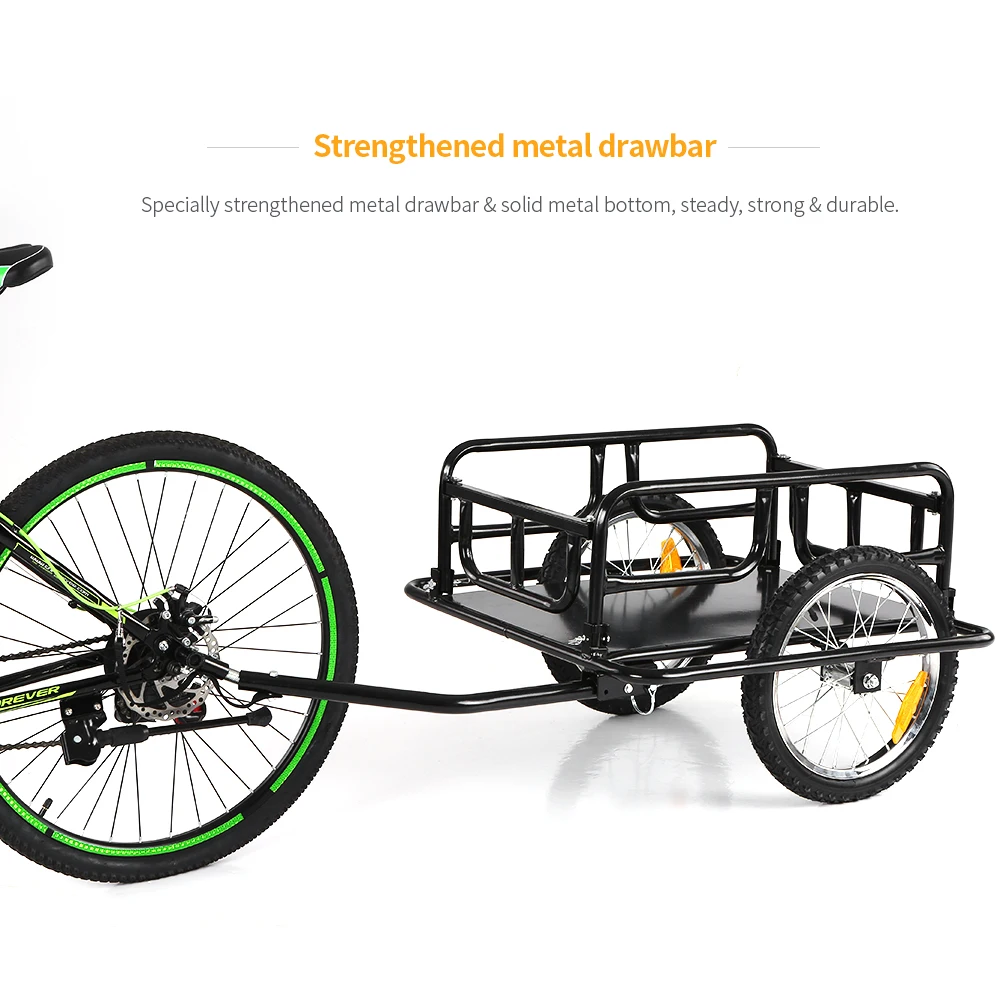 Folding Bike Cargo Trailer accessories Hand Wagon Bicycle Luggage Trailer Storage Cart Carrier Detachable Metal Frame Hitch
Folding Bike Cargo Trailer accessories Hand Wagon Bicycle Luggage Trailer Storage Cart Carrier Detachable Metal Frame Hitch