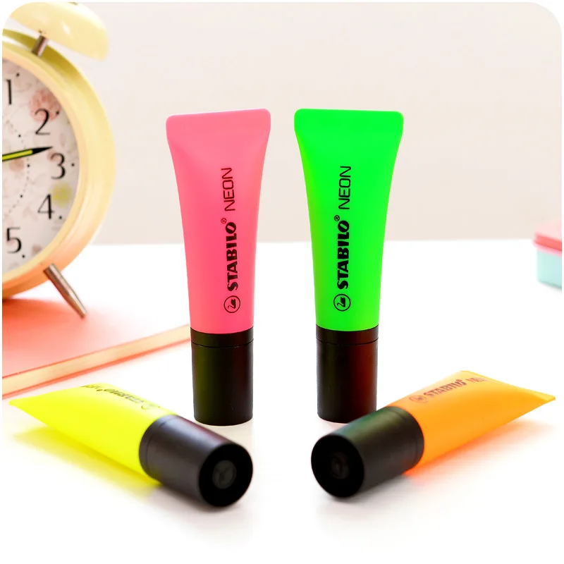 4 pcs/Lot Mini neon marker pen Fluorescent highlighter spot liner drawing Scrapbooking Stationery Office School supplies CB826
4 pcs/Lot Mini neon marker pen Fluorescent highlighter spot liner drawing Scrapbooking Stationery Office School supplies CB826