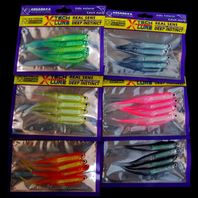 Fishing Lure 3D Rainbow Fish Soft Bait Inner Aluminium Foil 3g/10cm Worm Artificial Lures 4 Pieces/Bag
Fishing Lure 3D Rainbow Fish Soft Bait Inner Aluminium Foil 3g/10cm Worm Artificial Lures 4 Pieces/Bag