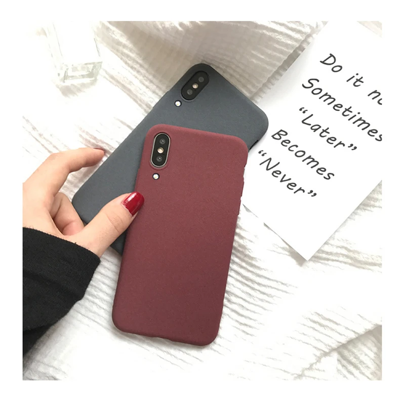 Simple Plain and Mature Sandstone Silicone Soft Case for VIVO X21 Matte Anti-knock Phone Cover Protector
Simple Plain and Mature Sandstone Silicone Soft Case for VIVO X21 Matte Anti-knock Phone Cover Protector