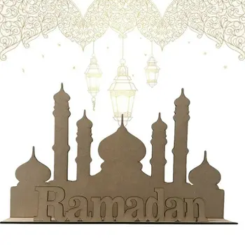 1Pc Wooden Artistic Eid Mubarak Party Serving Tableware Tray Display Decoration Ramadan Home Decor Wooden Plaque
1Pc Wooden Artistic Eid Mubarak Party Serving Tableware Tray Display Decoration Ramadan Home Decor Wooden Plaque