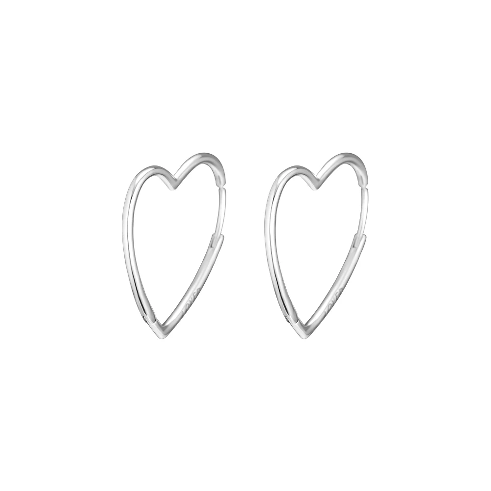 Earrings For Women Brincos Sterling-Silver-Jewelry Hearts of Love Hoop Earrings Silver 925 Brinco Para as Mulheres Oorbellen
Earrings For Women Brincos Sterling-Silver-Jewelry Hearts of Love Hoop Earrings Silver 925 Brinco Para as Mulheres Oorbellen
