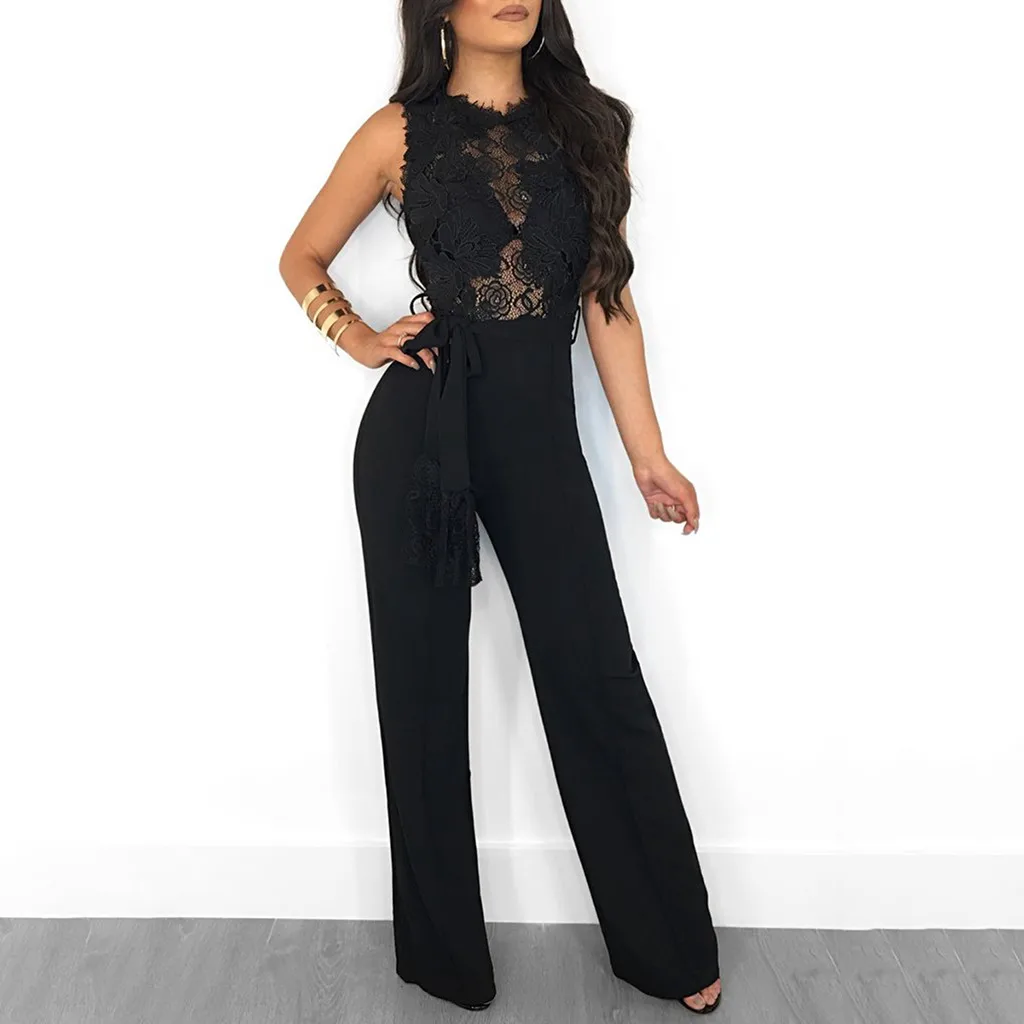 Ladies' Sexy Sleeveless Party Evening Lace Playsuit Ladies Pants Jumpsuit sexy evening party elegant Jumpsuit Momo #4
Ladies' Sexy Sleeveless Party Evening Lace Playsuit Ladies Pants Jumpsuit sexy evening party elegant Jumpsuit Momo #4