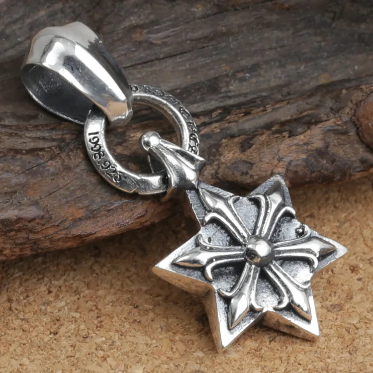 Cluci Cage Pendants Wholesale S925 Pure Fashion Retro Thai Trumpet Six-pointed Star Collection Pendant Male Money Personality
Cluci Cage Pendants Wholesale S925 Pure Fashion Retro Thai Trumpet Six-pointed Star Collection Pendant Male Money Personality